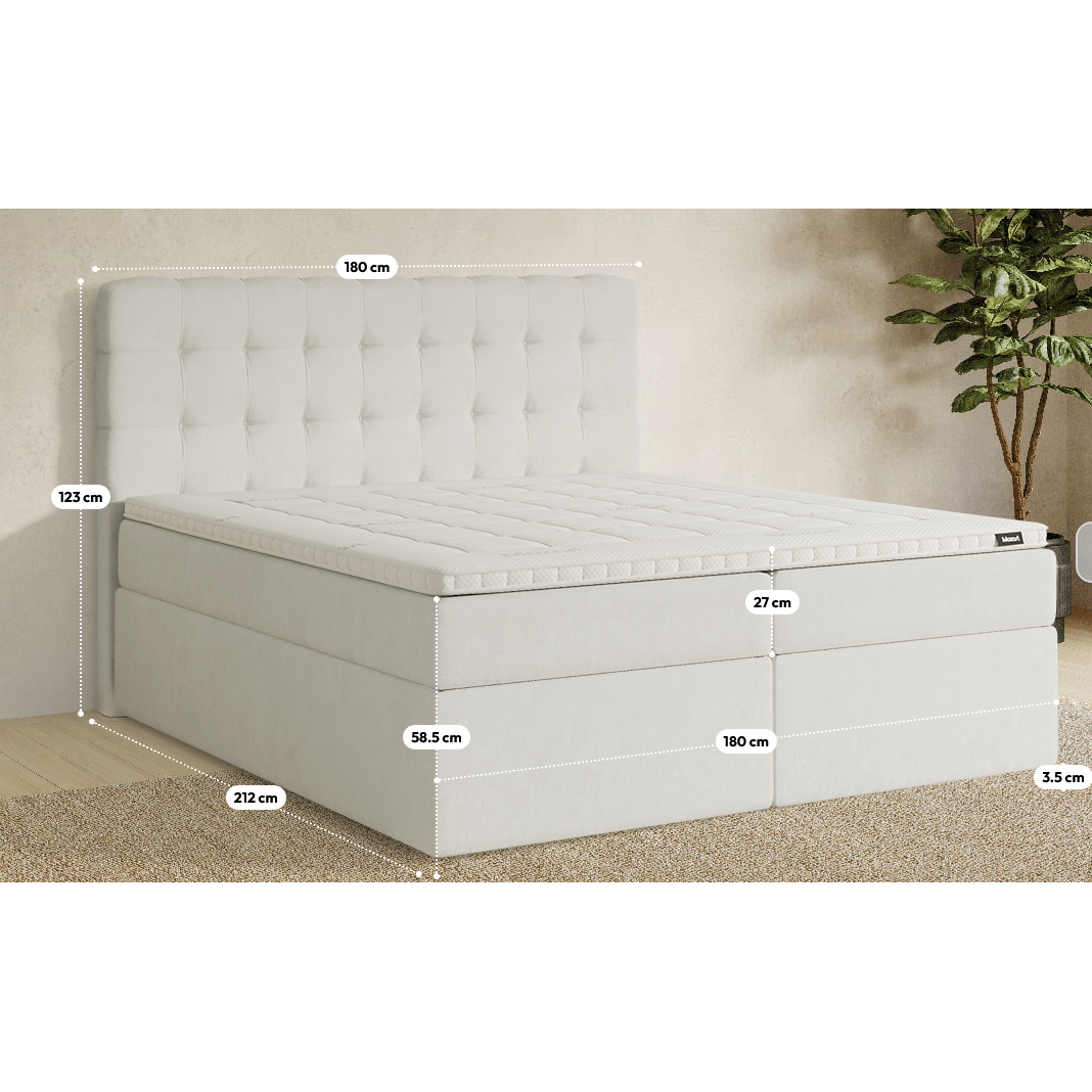 Premium Boxspringbett Bett B-Ware in 180x200 cm ♻️