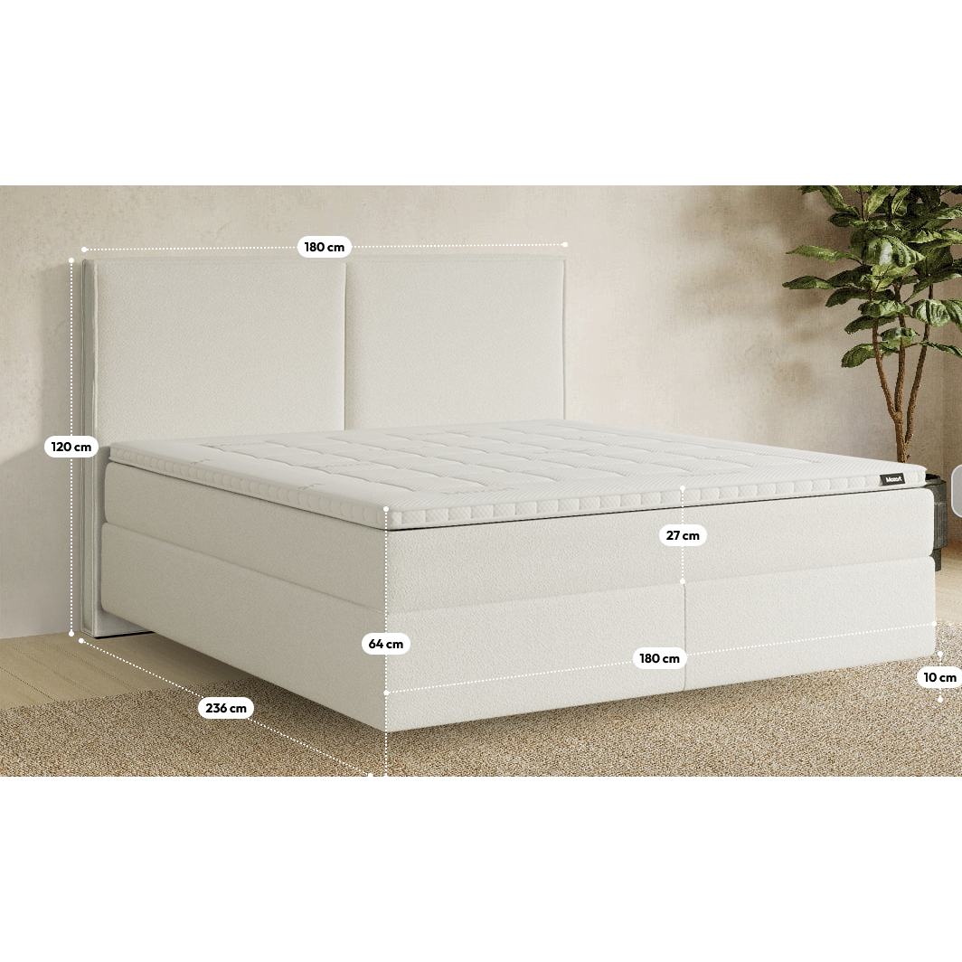 Premium Boxspringbett Bett B-Ware in 180x200 cm ♻️