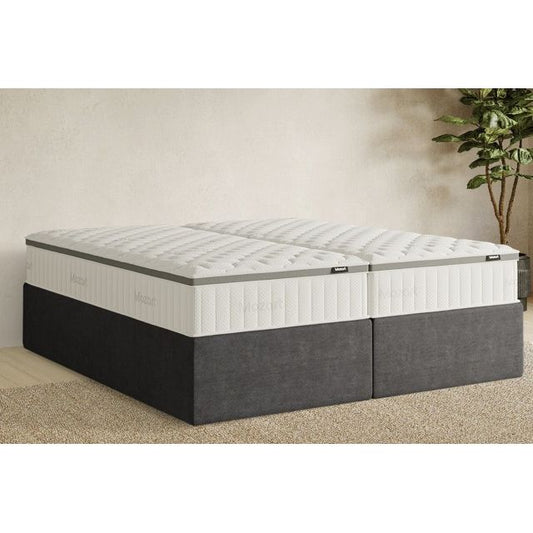 Premium Boxspringbett Bett B-Ware in 180x220 cm ohne Kopfteil ♻️