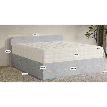 Premium Boxspringbett Bett B-Ware in 200x200 cm ♻️