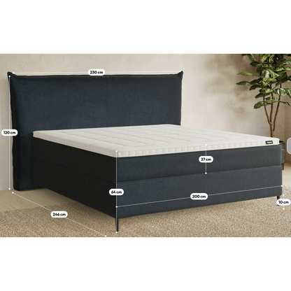 Premium Boxspringbett Bett B-Ware in 200x220 cm ♻️