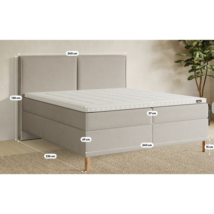 Premium Boxspringbett Familienbett B-Ware in 240x200 cm ♻️