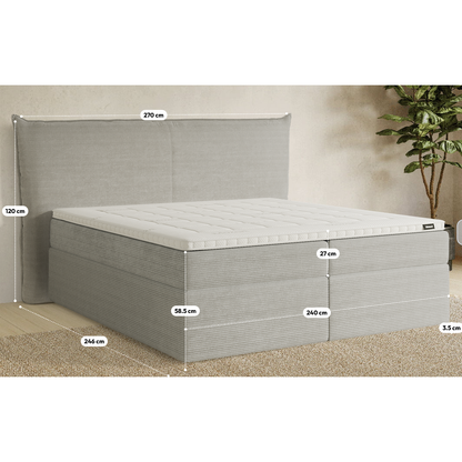 Premium Boxspringbett Familienbett B-Ware in 240x220 cm ♻️
