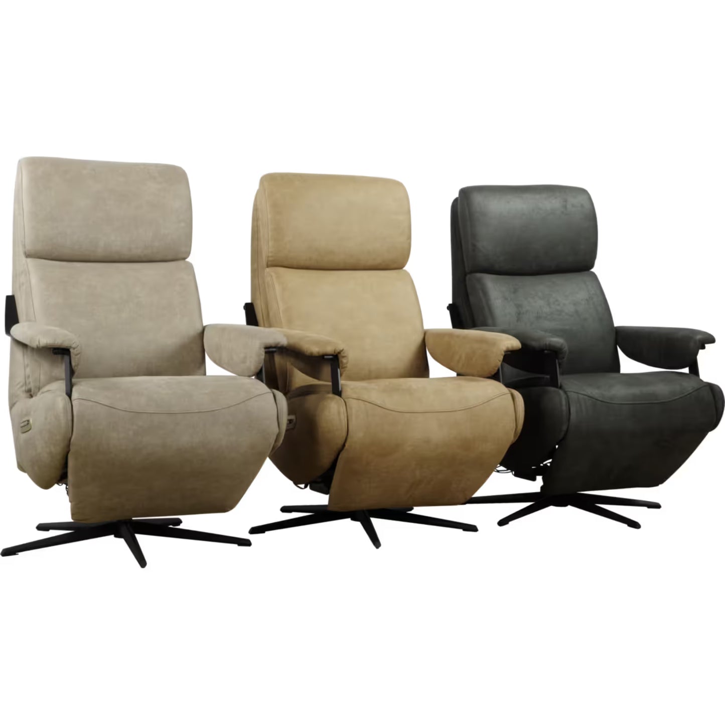 Relaxsessel & Fernsehsessel THEO 3-motorig mit Akku & Herz-Waage