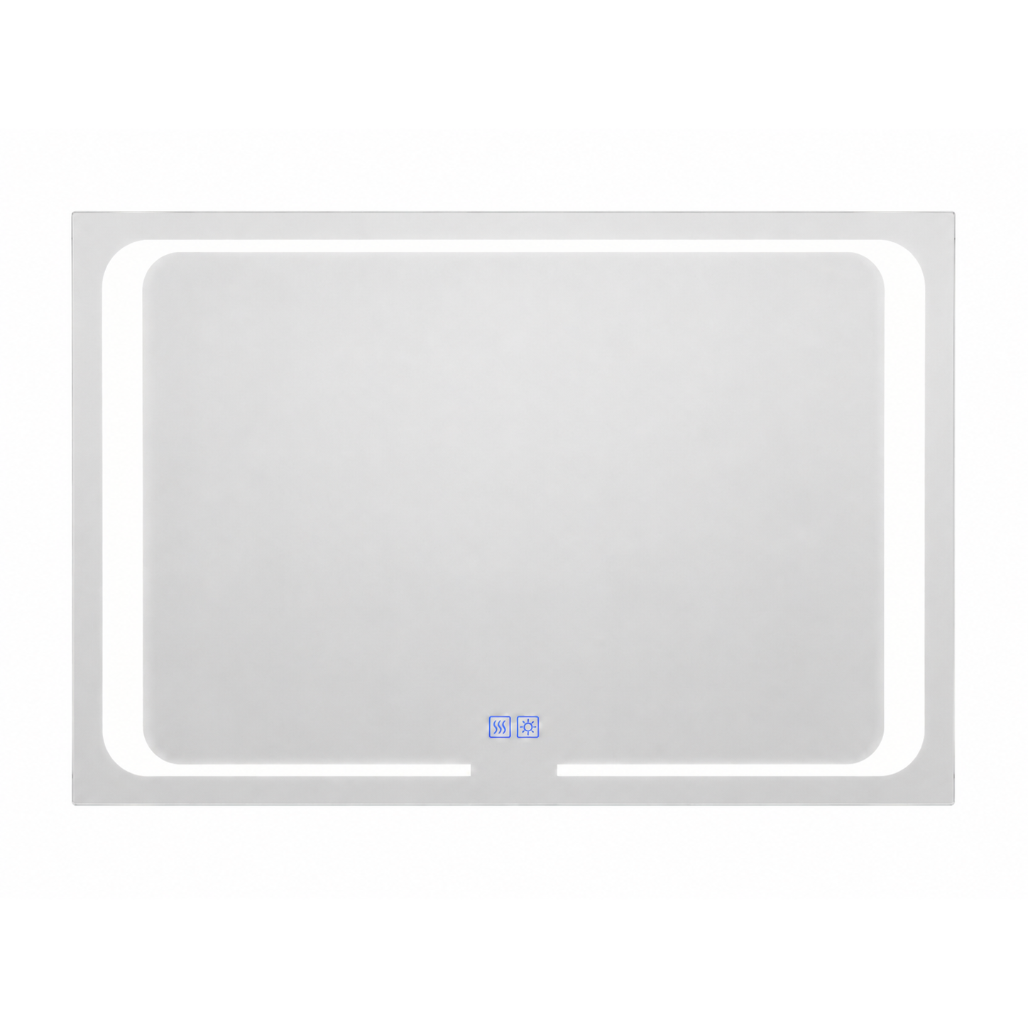 SP Badspiegel 4 Spiegel mit LED Licht, Uhr, Datum u. Heizung – 100×65×3 ♻️