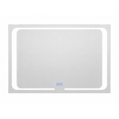 SP Badspiegel 4 Spiegel mit LED Licht, Uhr, Datum u. Heizung – 100×65×3 ♻️