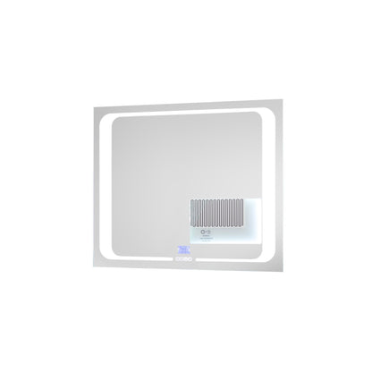 SP Badspiegel 4 Spiegel mit LED Licht, Uhr, Datum u. Heizung – 80×65×3 ♻️
