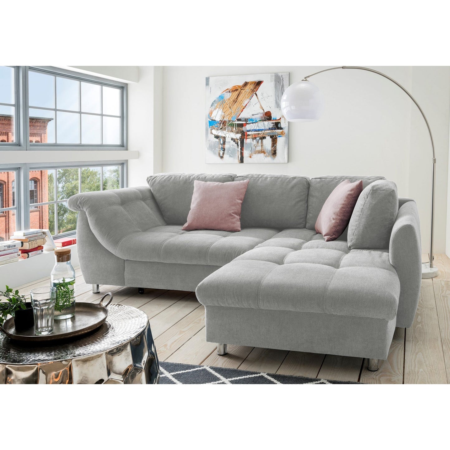 Sofa Ecksofa B-Ware Agira mit Schlaffunktion 