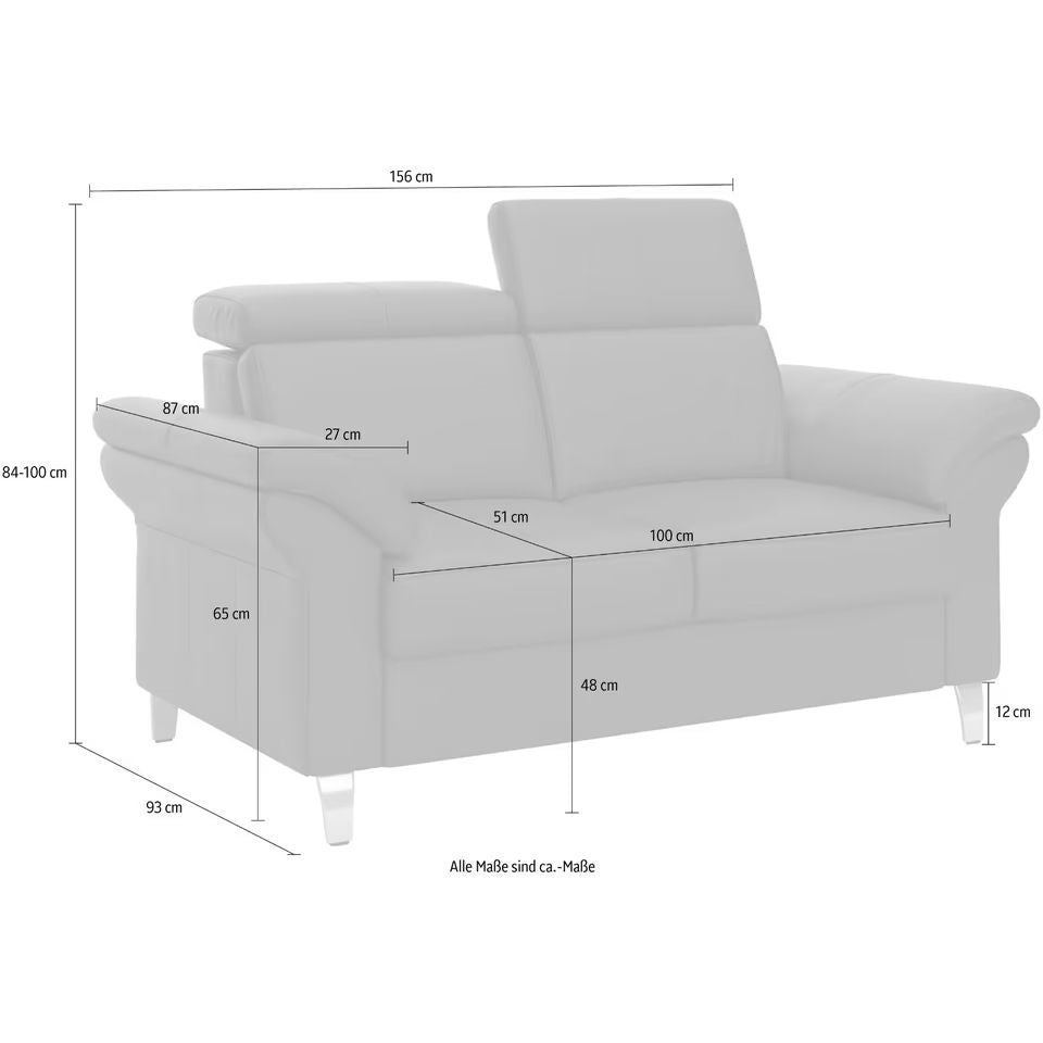 Sofa Set 3-2-1 Sitzer in LEDER Arngast sit&more B-Ware ♻️