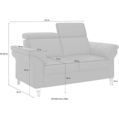 Sofa Set 3-2-1 Sitzer in LEDER Arngast sit&more B-Ware ♻️