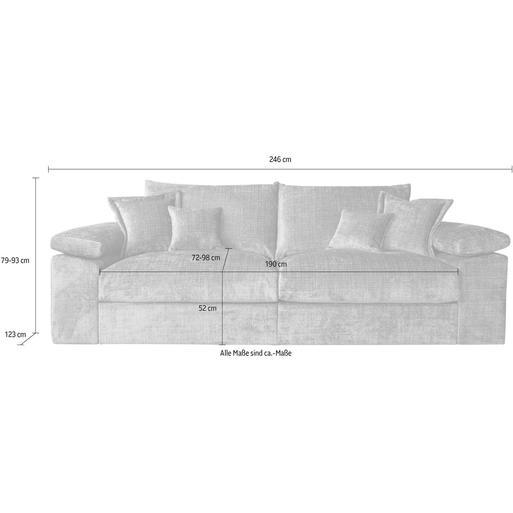 Sofa XXL Bigsofa B-Ware Soft&Cosy ♻️