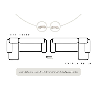 Sofa XXL Ecksofa B-Ware Soft&amp;Cosy