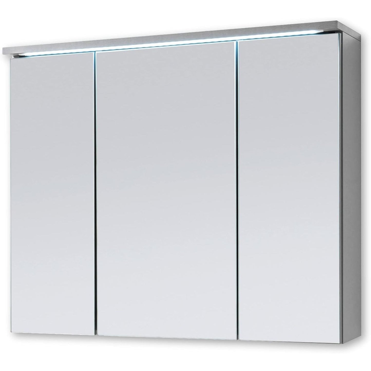 TWO Spiegelschrank mit Beleuchtung 100 – Titan / Weiß ♻️