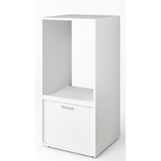 WASHTOWER Hochschrank Schrank 2 – laminat weiß ♻️