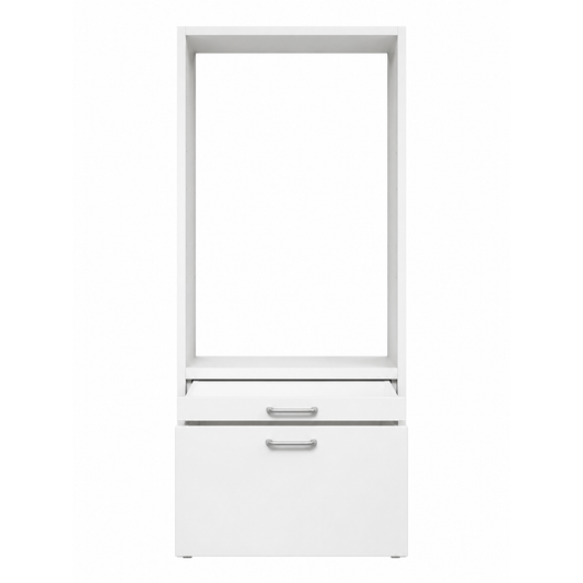 WASHTOWER Hochschrank Schrank 3 – laminat weiß ♻️