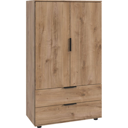 Wäscheschrank Kleiderschrank Garderobe Easy Plus Eiche 🔶