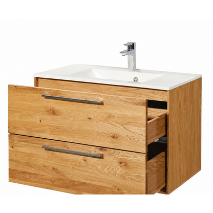 Waschbecken 80 cm – Weiß ♻️