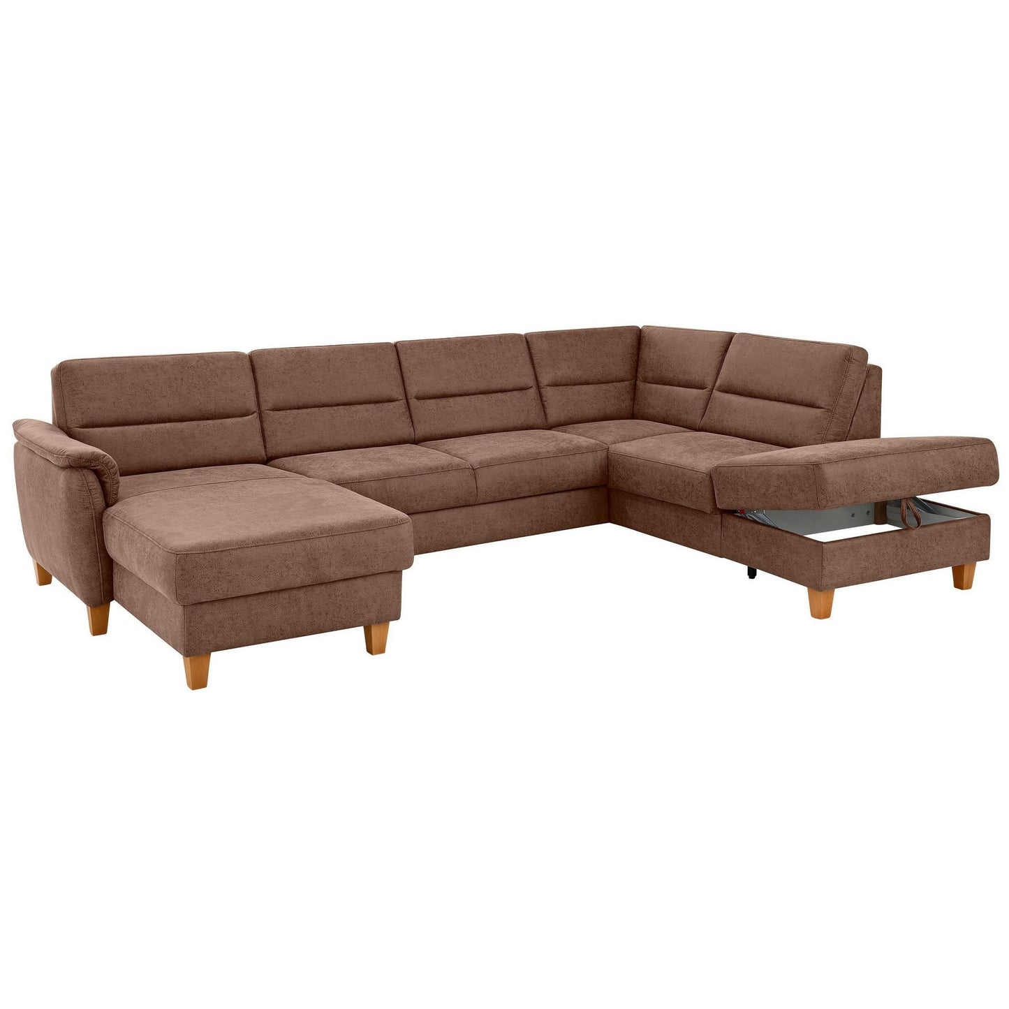 Wohnlandschaft Sofa U-Form B-Ware Palmera mit Schlaffunktion 