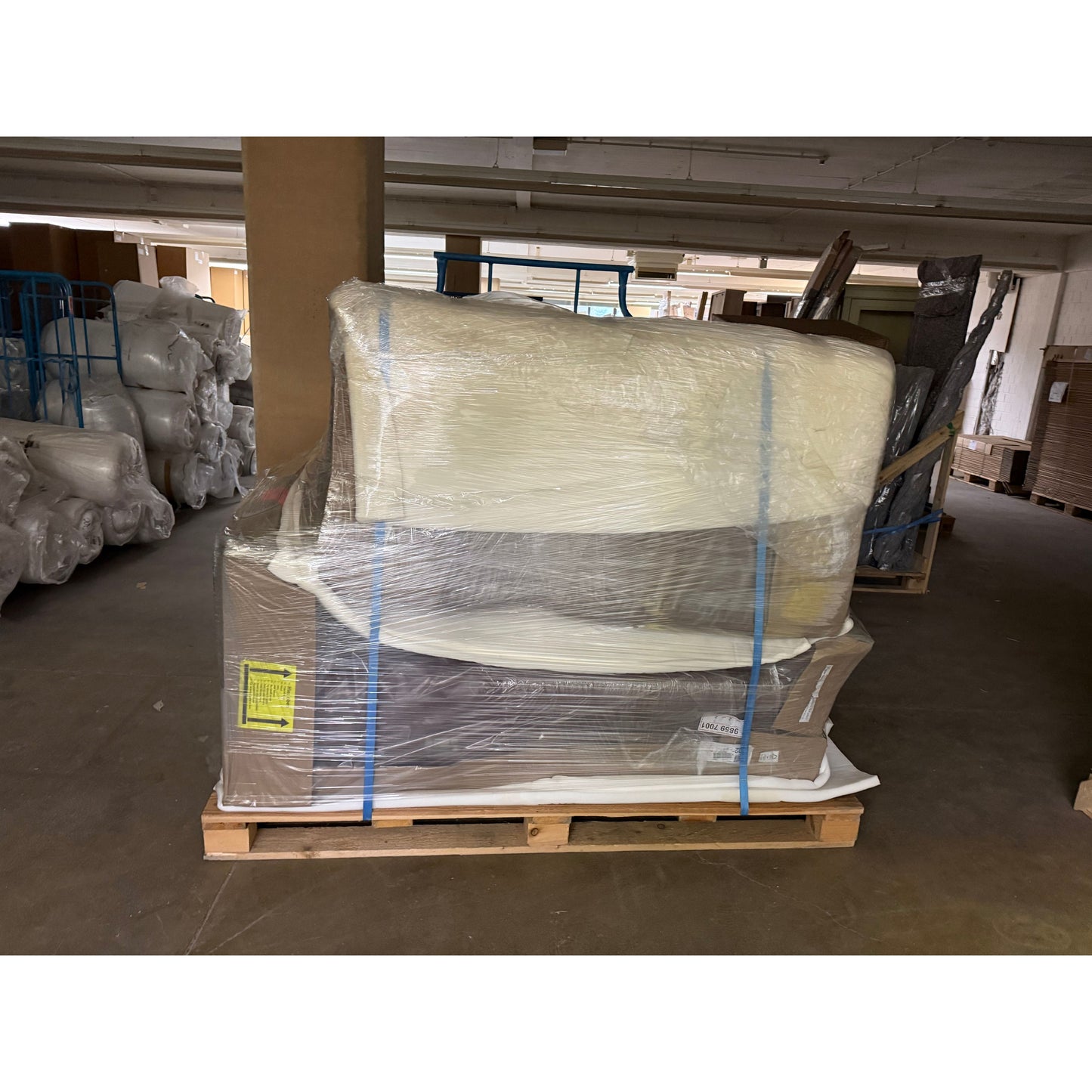 Wohnlandschaft Sofa U-Form B-Ware Palmera mit Schlaffunktion 