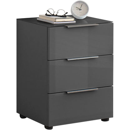 Santorin bedside table with glass front ♻️