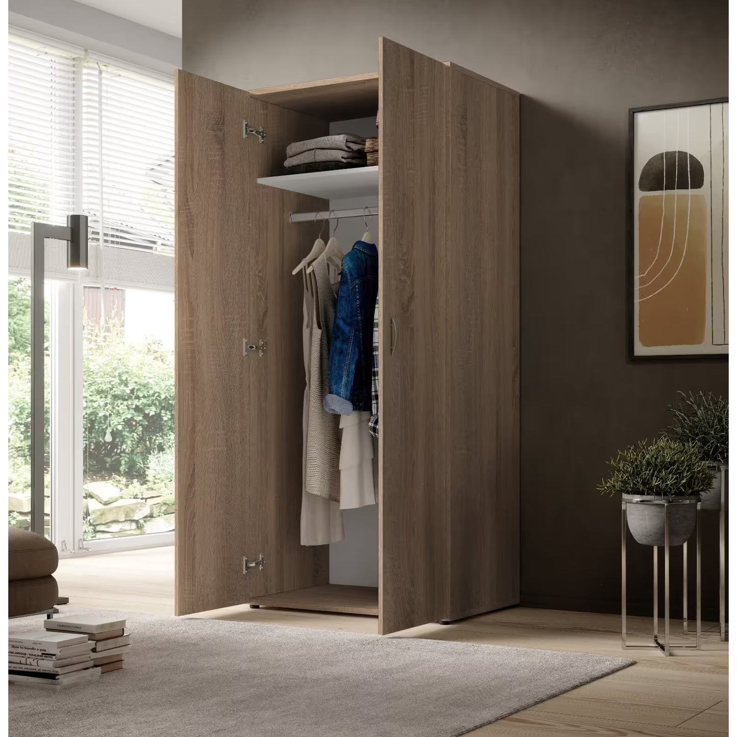Kleiderschrank Drehtürenschrank Base 🔶