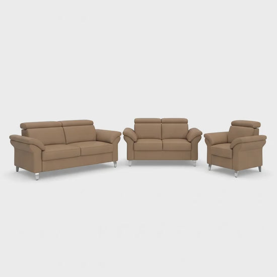 Sofa Set 3-2-1 Sitzer in LEDER Arngast sit&more B-Ware ♻️6